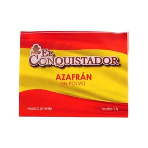 AZAFRAN ESPAÑOL EN POLVO EL CONQUISTADOR EL CONQUISTADOR 1 sobre • 0.2gr
