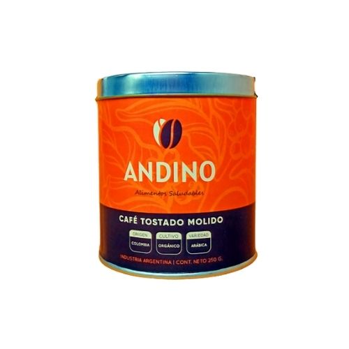CAFE ANDINO MOLIDO LATA 250G