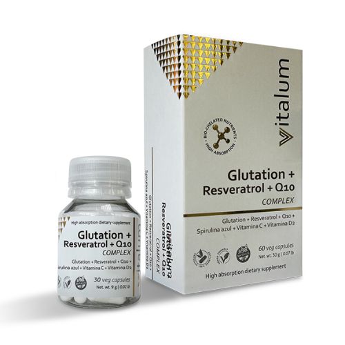 VITALUM GLUTATION resveratrol q10 60u